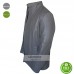 Light Grey Mens Leather Biker Style Jacket For Sale